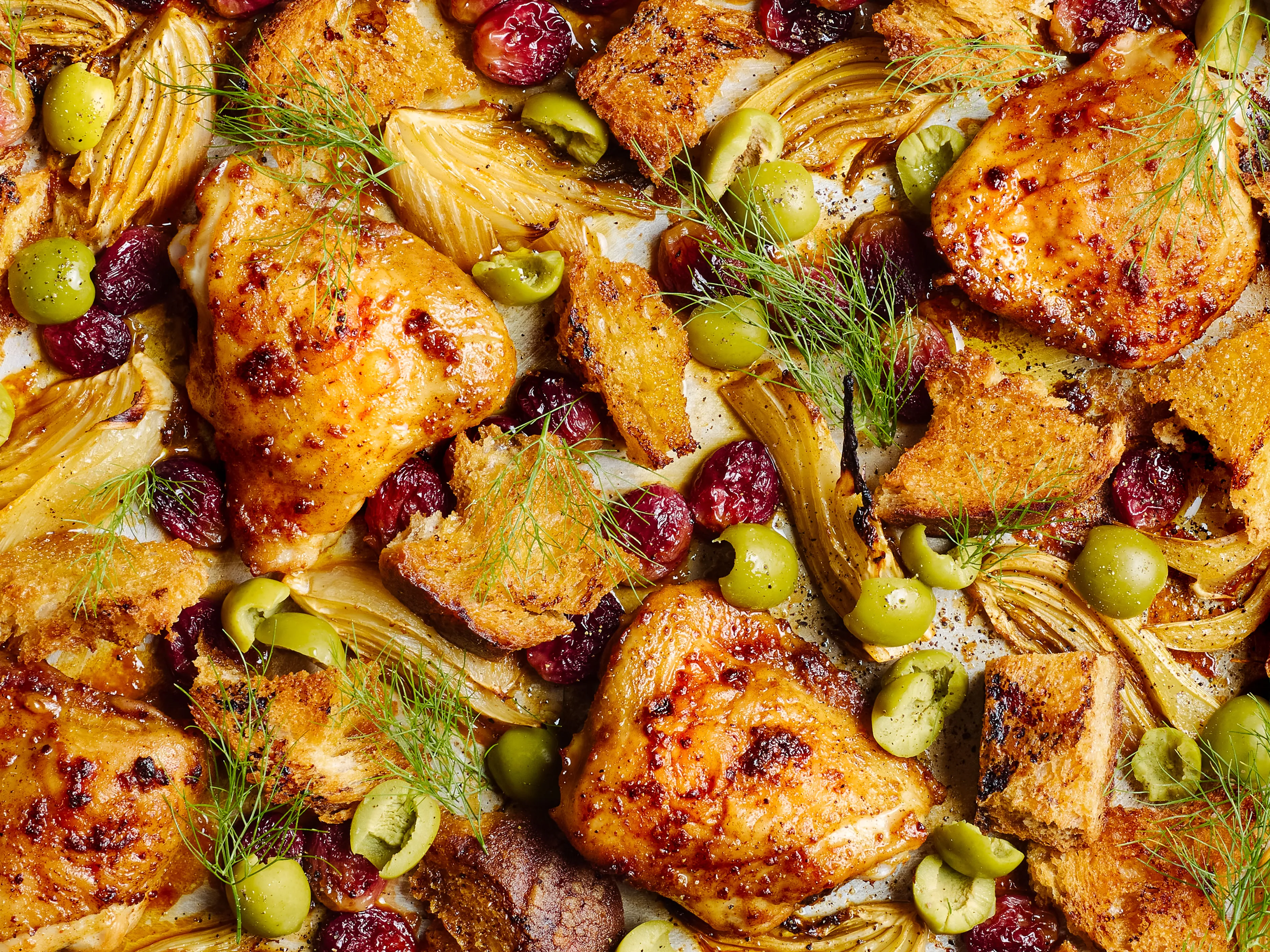 Sheet-Pan Chicken With Grapes and More Recipes We Made This Week