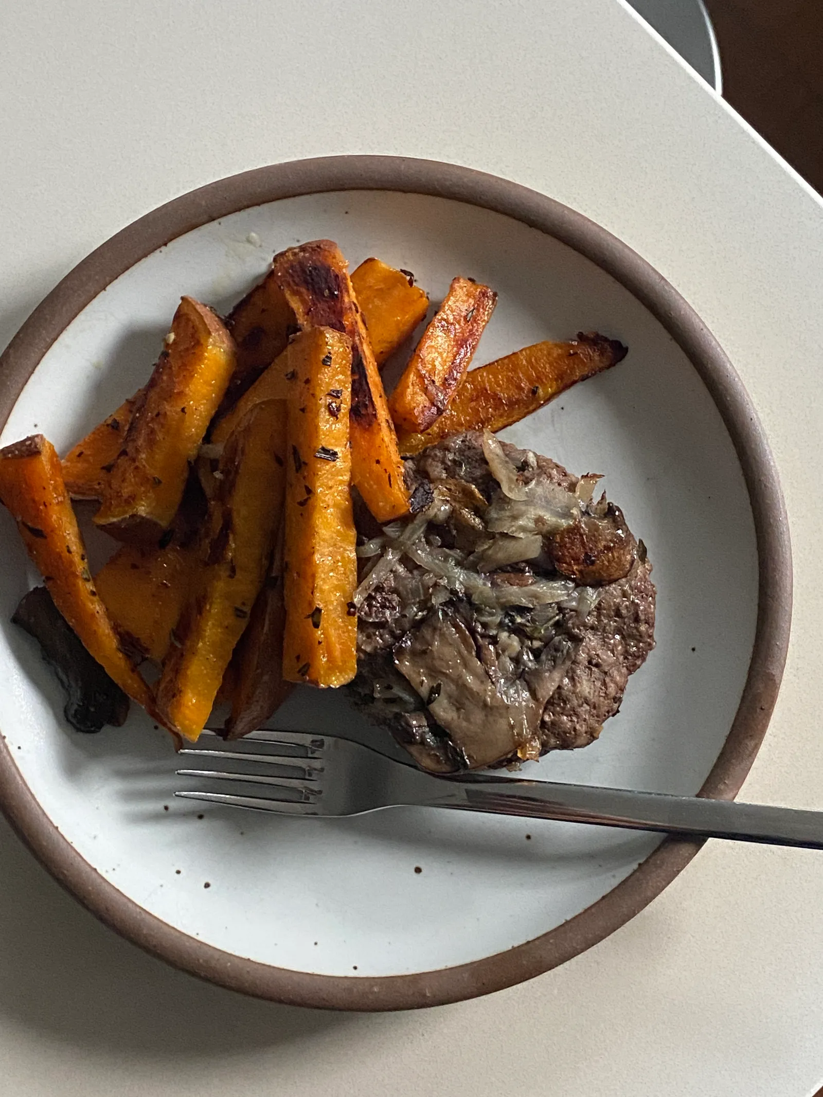 Image may contain Cutlery Fork Food Meat Mutton Plate Food Presentation and Beef